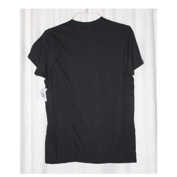 The Great Wave Off Kanagawa Black Tee Size M Tokyo Japan Kanji Characters - Picture 3 of 5